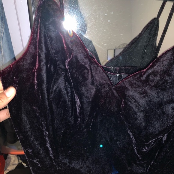 vintage velvet dress Cheryle Kaye - Picture 2 of 3